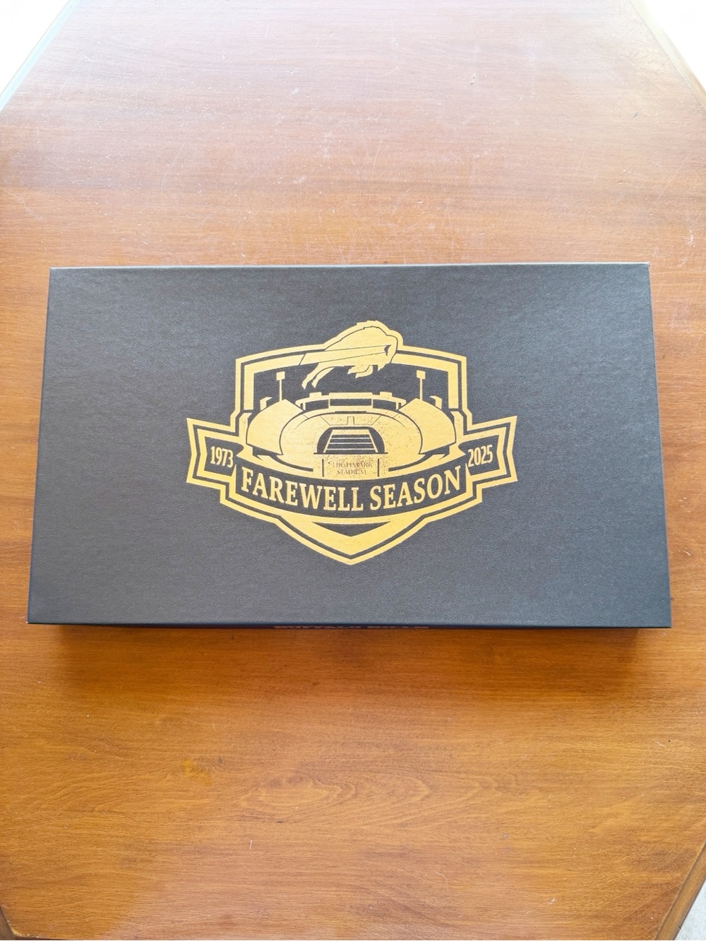NFL Buffalo Bills Highmark Stadium Farewell Season Engraved Metal Tray 2025